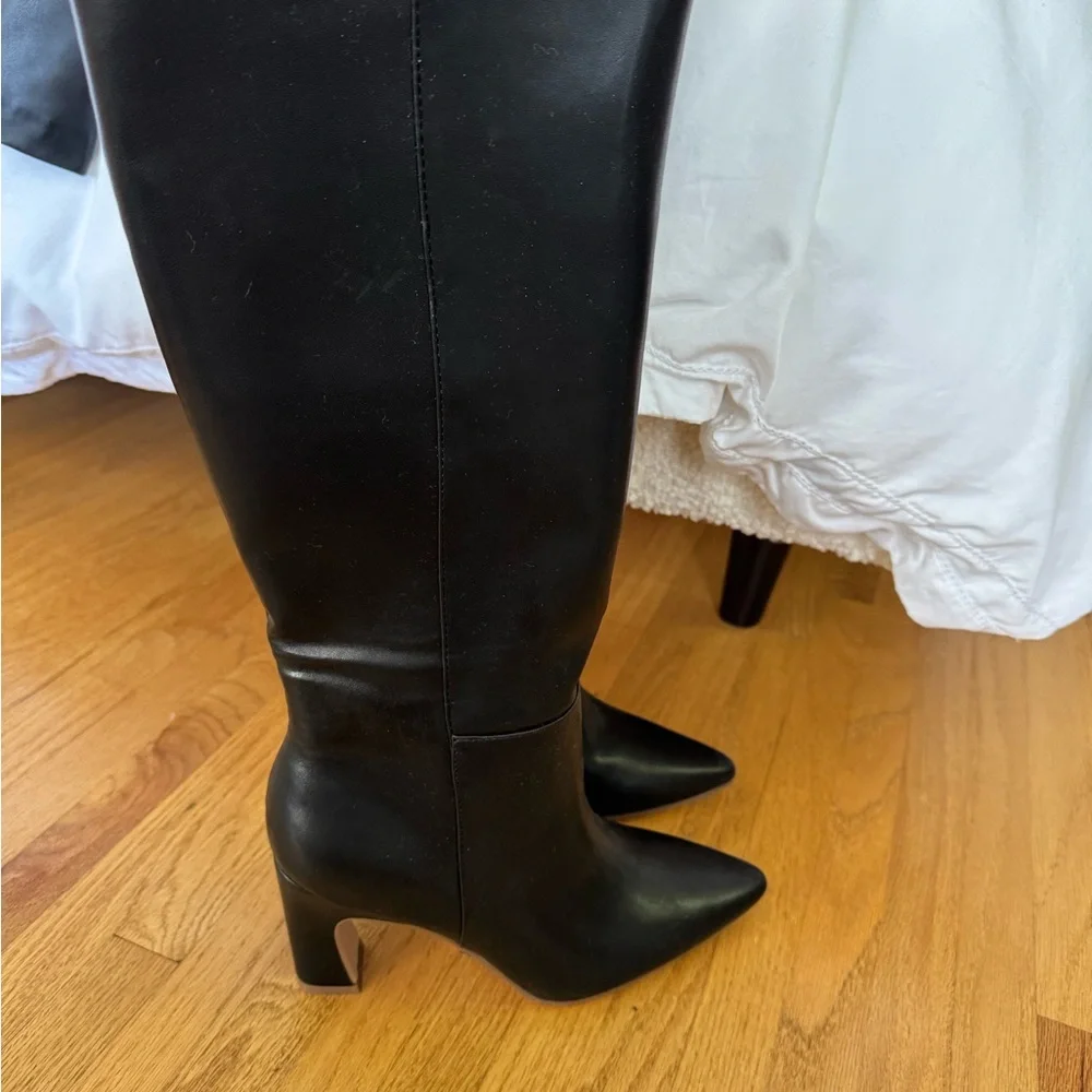 Coconuts by Matisse Black Heeled Knee-High Boots brand new size 6.5 - Picture 7 of 11